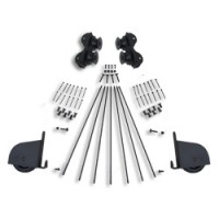 Rolling Contemporary Braking Hardware Kit for 16 in. Ladders